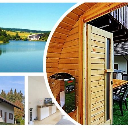 Seepark Kirchheim Ferienhaus Bei Vera Mit Sauna Dış mekan fotoğraf